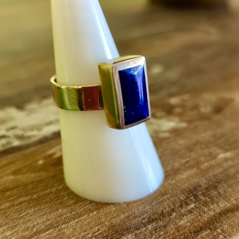 Vintage Christin Wolf Lapis Ring